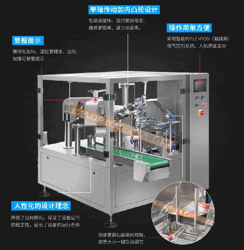 小袋食鹽包裝機(jī)特點(diǎn)